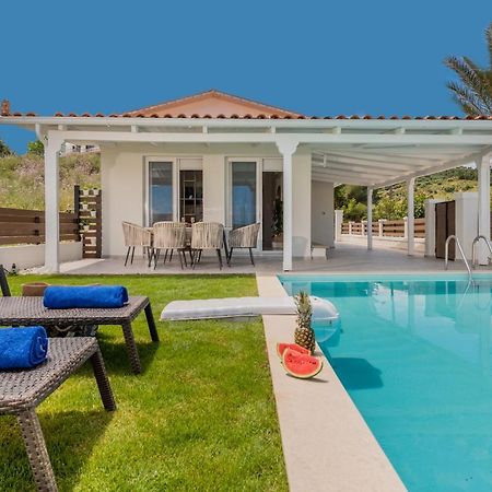 Astarte Villas - Villa Siesta With Private Pool Аргаси Экстерьер фото