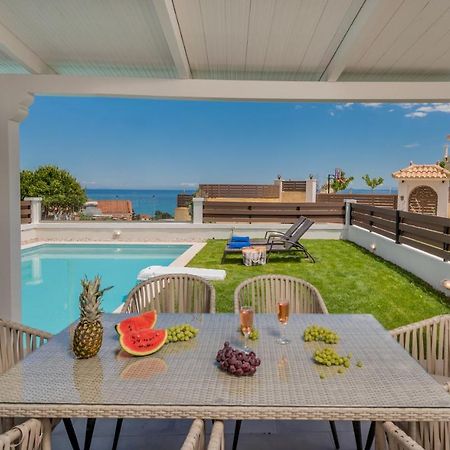 Astarte Villas - Villa Siesta With Private Pool Аргаси Экстерьер фото
