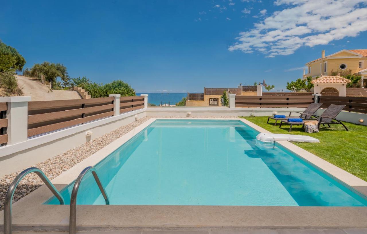 Astarte Villas - Villa Siesta With Private Pool Аргаси Экстерьер фото