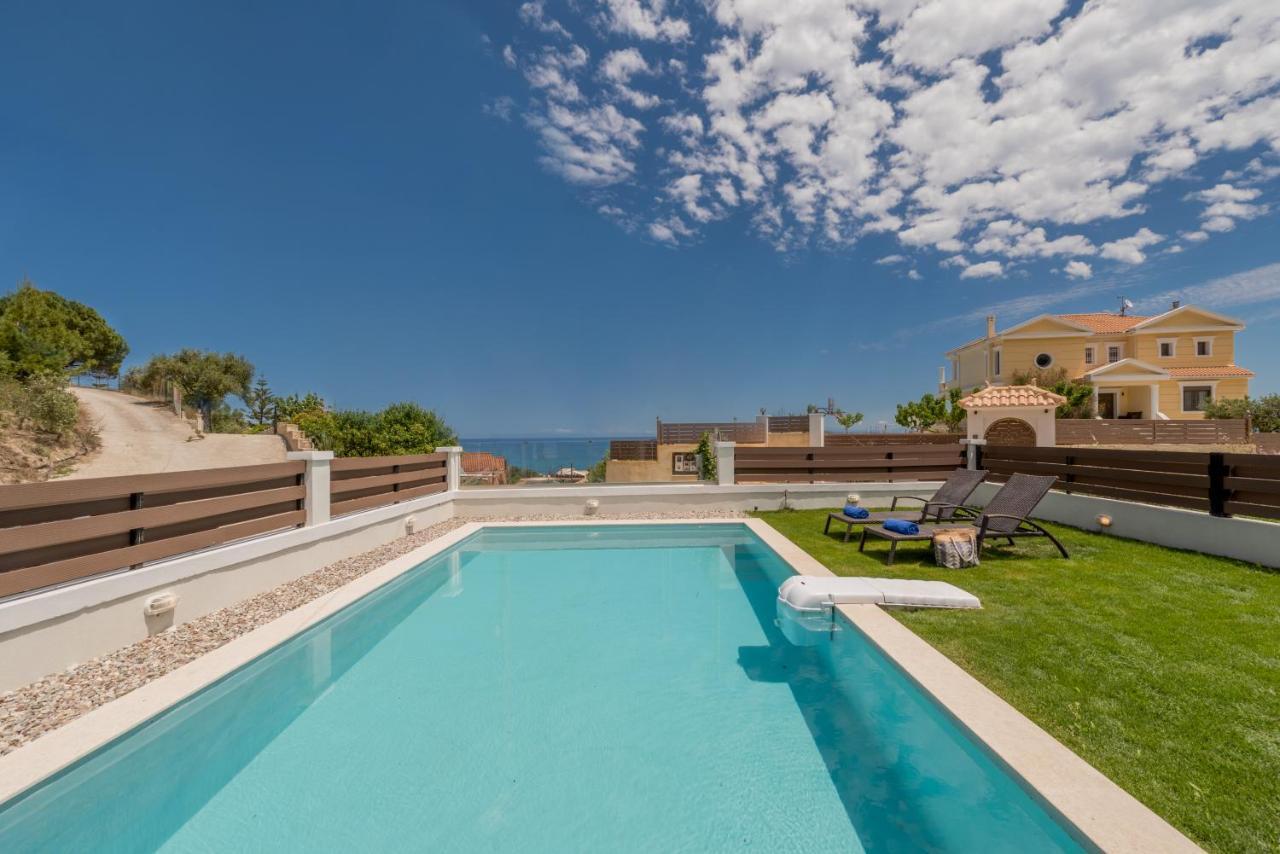 Astarte Villas - Villa Siesta With Private Pool Аргаси Экстерьер фото