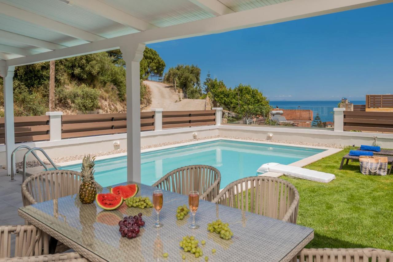 Astarte Villas - Villa Siesta With Private Pool Аргаси Экстерьер фото