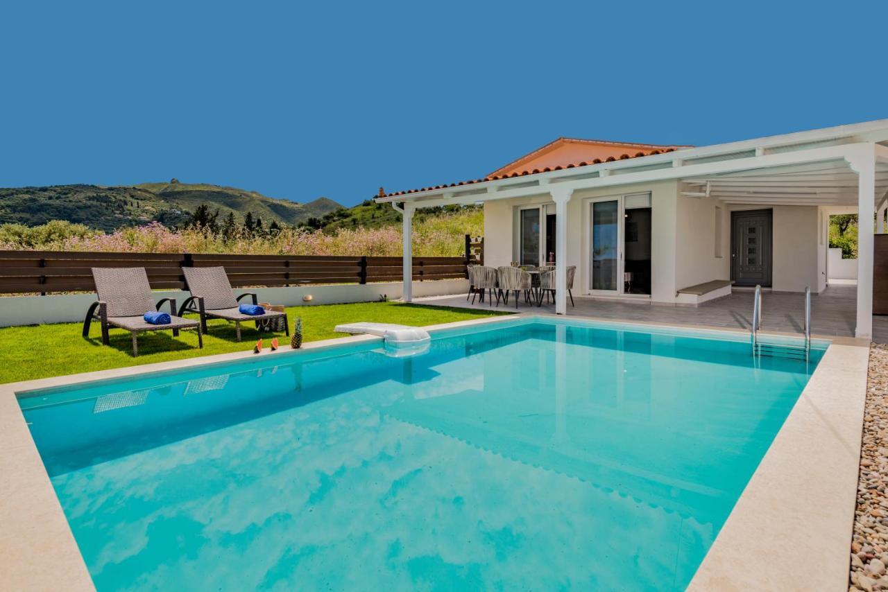 Astarte Villas - Villa Siesta With Private Pool Аргаси Экстерьер фото