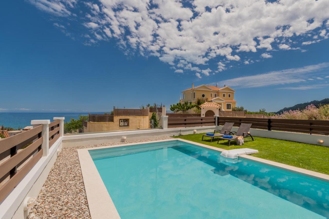 Astarte Villas - Villa Siesta With Private Pool Аргаси Экстерьер фото